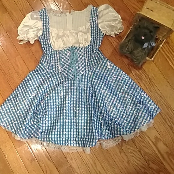 Rubies Costume Other - Dorothy sequin dress w/Toto and basket sz 10/12